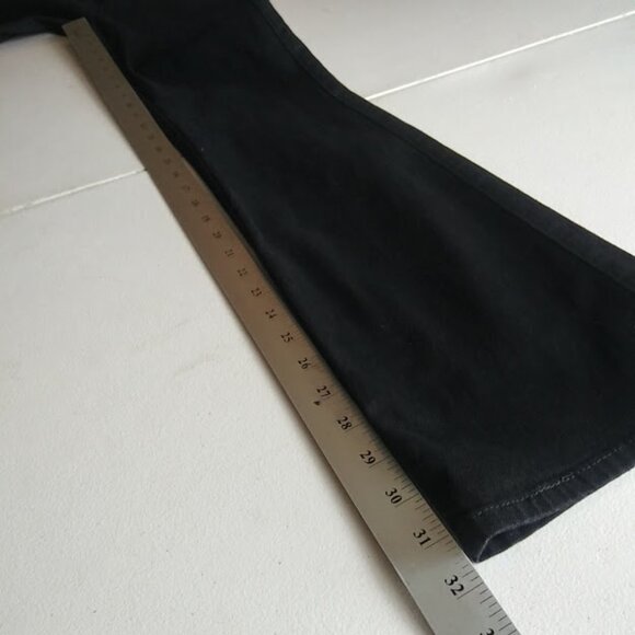 Kendall & Kylie women's size 7/8 black baby boot jeans - Picture 11 of 16